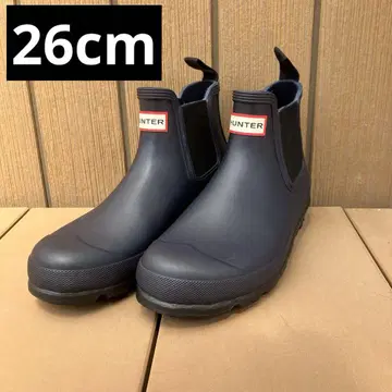 헌터 사이드 고어 레인부츠 숏부츠 장화 26cm US8