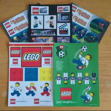 LEGO 씰 4종 5매 세트