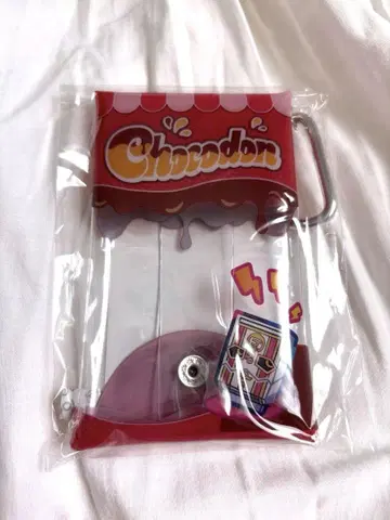 가면라이더 가브 초코돈 카라비너 부착 클리어 파우치 로손 오리지널 굿즈