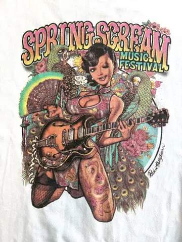 EROSTIKA SPRING SCREAM 페스티벌 티셔츠