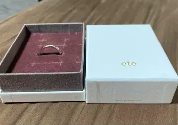 ete 실버 반지 오리지널 박스 포함