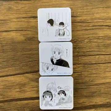 리본 캔뱃지 리본 60주년 사랑하는 리본 아이 3개 세트
