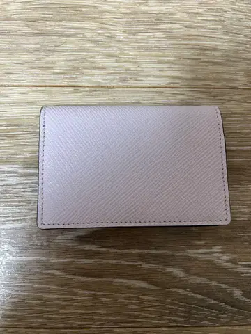 미사용 새상품 SMYTHSON 스마이슨 명함지갑 옅은 퍼플