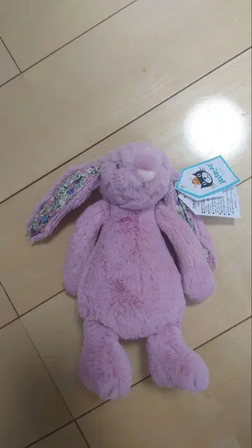 Jellycat 제리캣 토끼 꽃무늬 봉제 인형 미사용 새상품