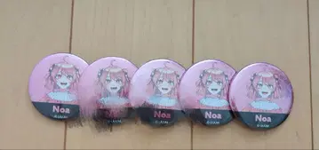 카라피치 컬러풀 피치 노아 메탈 캔뱃지 세트 3
