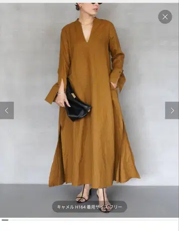 7일까지 셀 리 사이드 슬릿 원피스