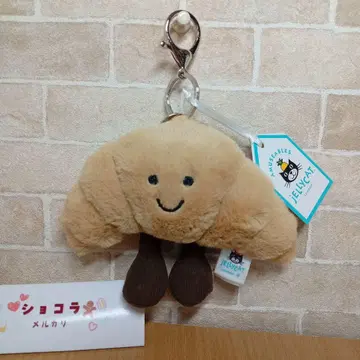 jellycat 제리캣 크루아상 키링 백참