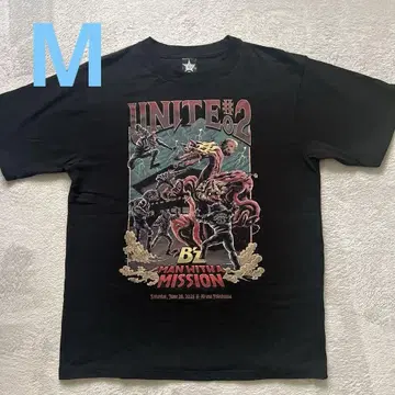 unite #02 B'z 맨위즈 콜라보 티셔츠