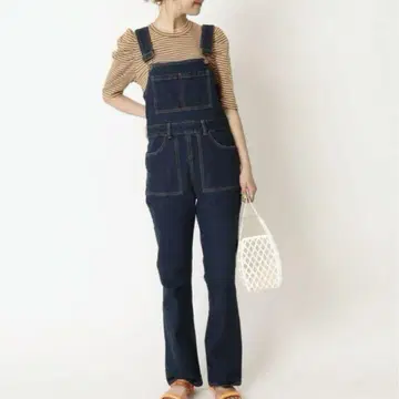 U by spickandspan 타이트 데님 올인원 34