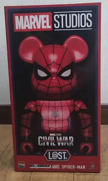 MARVEL BE@RBRICK 스파이더맨 라스트상 베어브릭 복권