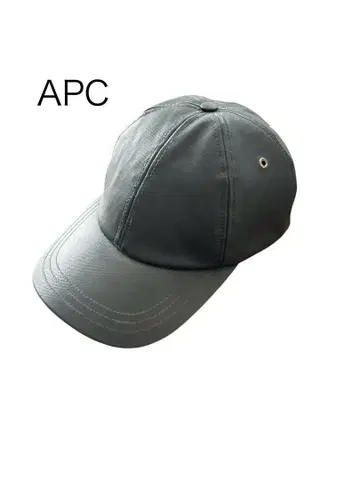 APC 네이비 가죽 캡 조절 가능