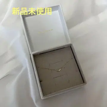 ete 골드 목걸이 K10YG 레이어 크레센트 문 목걸이