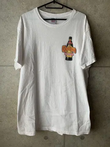 칼루아 90s Kahlua T셔츠 L사이즈 화이트 기업