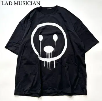 라드 뮤지션 니힐리즘 T셔츠 블랙 페이스 LAD MUSICIAN