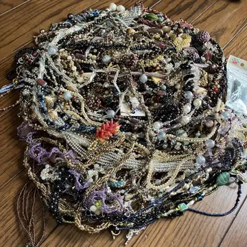 비즈 액세서리 묶음 판매 다양한 디자인 약 1.7kg