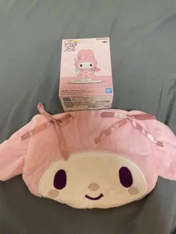 Fluffy Puffy Mine 마이멜로디 페이스 파우치 마이멜로디