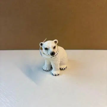 슐라이히 단종 북극곰 아기 피규어