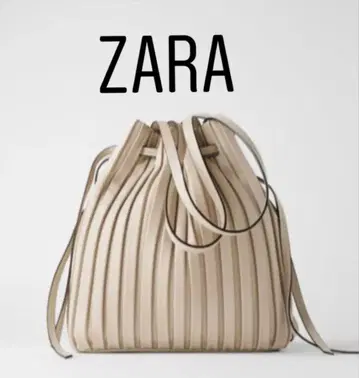 ZARA 플리츠 백 M