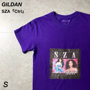 SZA 시자 CTRL 2017 티셔츠 양면 프린트 퍼플 S
