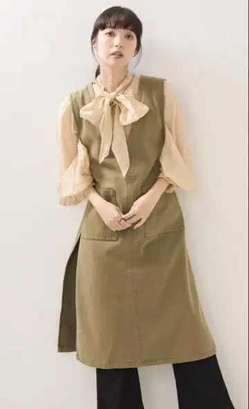 에이프런 베스트 원피스