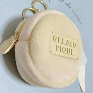 GELATO PIQUE 원형 참 포함 파우치
