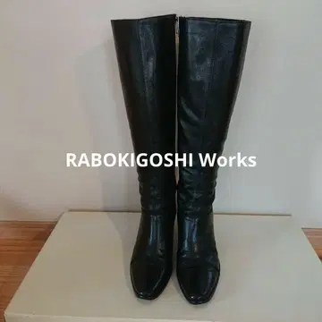 RABOKIGOSHI Works 23cm 블랙 롱 부츠
