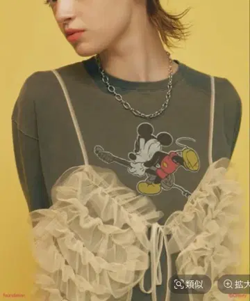 로리즈팜 Disney 밴딩 T