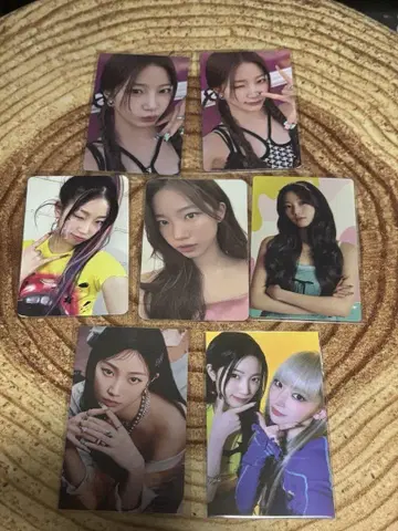르세라핌 카즈하 트레이딩 카드 스티커 세트