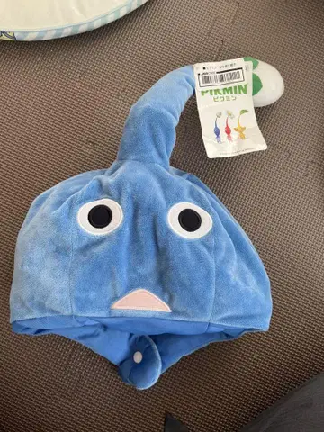 피크민 캐릭터 모자 파랑