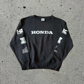 GU x HONDA 트레이닝복 맨투맨 암 프론트 로고 구제 의류
