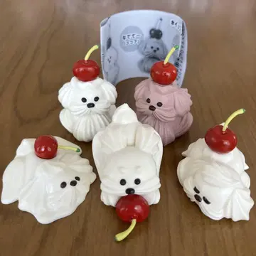 휘핑 강아지 생활 가챠 5종 컴플리트