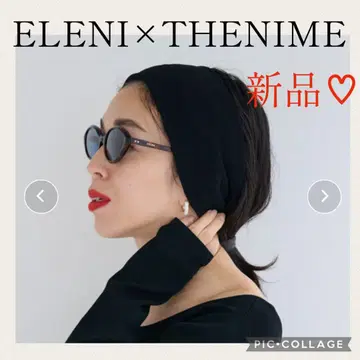 새상품 NOBLE ELENI x THENIME 헤어밴드 블랙
