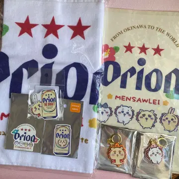 치이카와 (먼작귀) 오키나와 오리온 맥주 시사 기념품 가게 타월 스티커