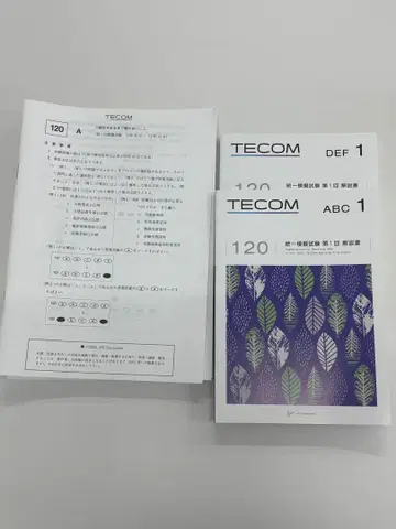 테콤 모의고사 제1회 문제 책자 + 설명서