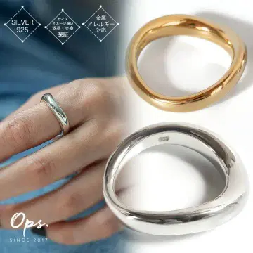 Ops. 실버 925 웨이브 반지 (ulua 우루아)