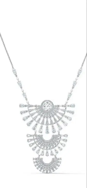 스와로브스키 스파클링 댄스 다이얼 업 목걸이