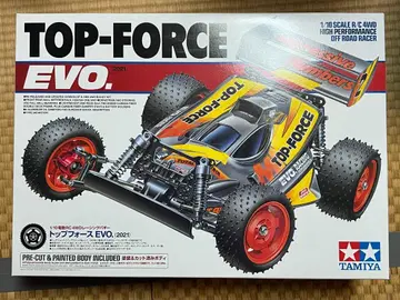 타미야 전동 RC 4WD 레이싱 배기 탑 포스 EVO. 2021