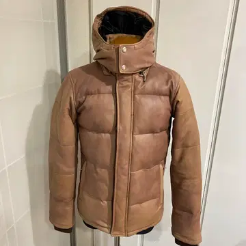 최종 가격 인하! VANQUISH 뱅퀴시 가죽 다운 자켓 2/M