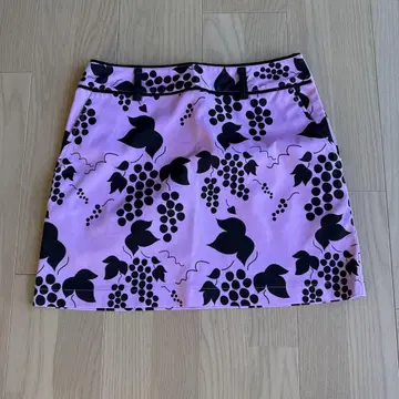 [ 새상품급 ] 캘러웨이 포도 패턴 핑크 스커트