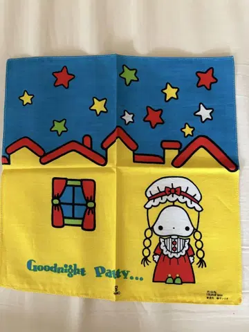 파티짱 쇼와 레트로 손수건 미사용품