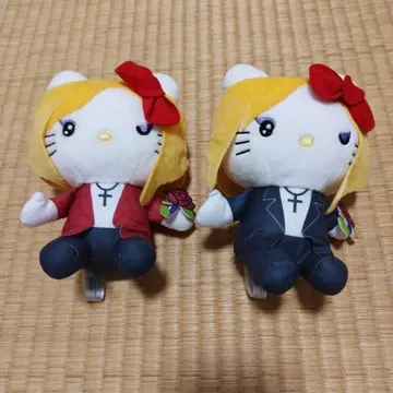 봉제 인형 캐릭터 요시키티 2개