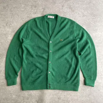 60s IZOD OF LONDON 라코스테 가디건 그린 XL