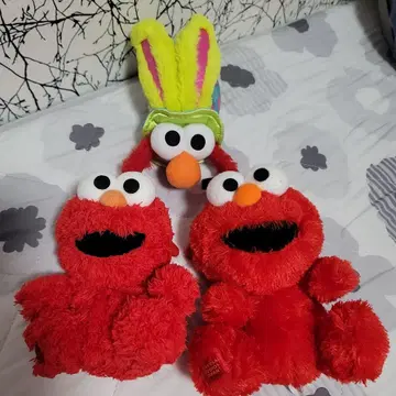 USJ 유니버셜 엘모 봉제 인형 & 머리띠