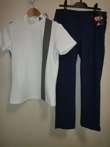 [ 새상품 L ] adidas 아디다스 골프 상하의 세트 셔츠&팬츠