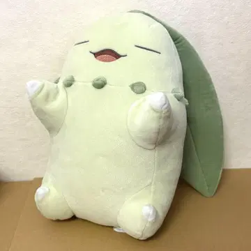 [새상품급] 포켓몬 슬립 포근포근 봉제인형 잠자는 치코리타