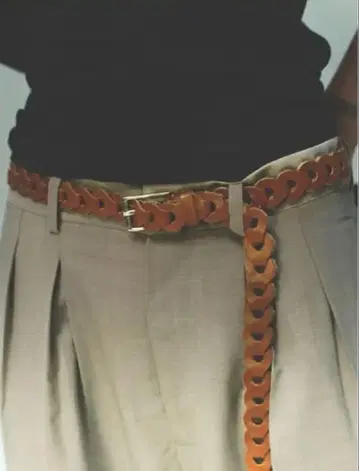 LIDNM WYM Llife LEATHER CHAIN BELT