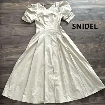 새상품급 스나이델 SNIDEL 코르셋 디테일 원피스 O