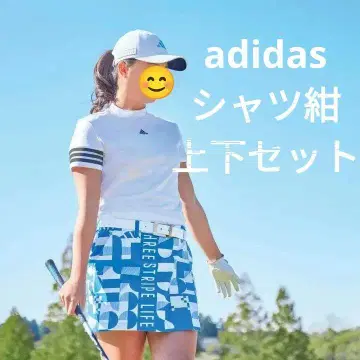 [ 새상품 M ] adidas 아디다스 골프 셋업 스커트&셔츠