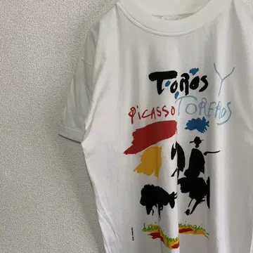 피카소 picasso 90s 아트 티셔츠 vintage