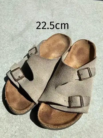 버켄스탁 취리히 토프 35 22.5cm 스웨이드 샌들